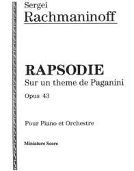 Rapsodie op.43 sur un thème de - Sergei Rachmaninov (Rachmaninoff)
