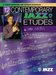 12 Contemporary Jazz Etudes - B-Flat Tenor Saxophone - Bob Mintzer