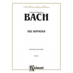 6 Sonatas : - Johann Sebastian Bach