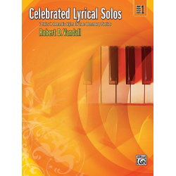Celebrated Lyrical Solos, Book 1 - Robert D. Vandall
