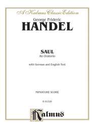 Saul : for soloists, mixed chorus - Georg Friedrich Händel (George Frederic Handel)