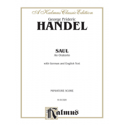 Saul : for soloists, mixed chorus -Georg Friedrich Händel (George Frederic Handel)