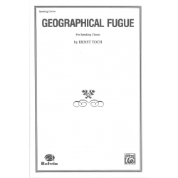 Geographical Fugue - Ernst Toch