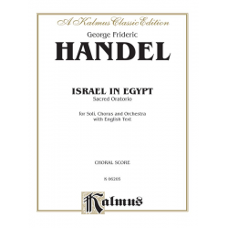 Israel in Egypt : choral score -Georg Friedrich Händel (George Frederic Handel)