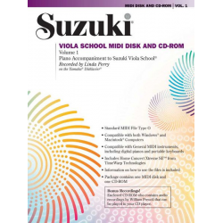 Suzuki Viola School Vol.1 (CD-Rom/MIDI) - Linda Perry