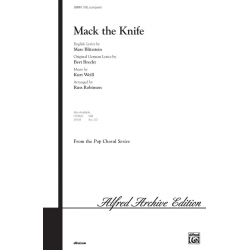 Mack the Knife (SATB) - Kurt Weill