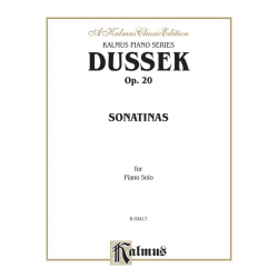 2 Sonatinas op.20 : for piano - Jan Ladislav Dussek