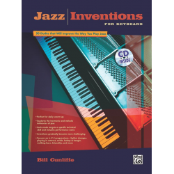 Jazz Inventions for Keyboard - Bk/CD - Bill Cunliffe