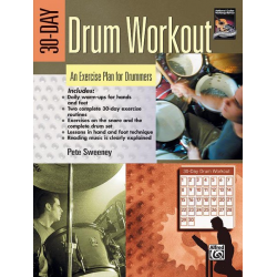 30-Day Drum Workout Bk/DVD - Pete Sweeney