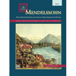 Mendelssohn 24 Songs. Med/low - Felix Mendelssohn-Bartholdy