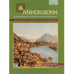 Mendelssohn 24 Songs. Med/high - Felix Mendelssohn-Bartholdy