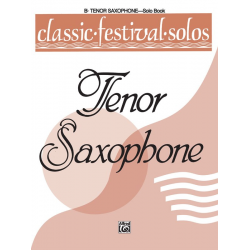 Classic Festival Solos : for tenor - Carl Friedrich Abel