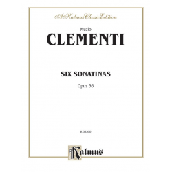 6 SONATINAS OP.36 : FOR PIANO - Muzio Clementi