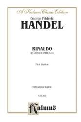 Rinaldo : study score -Georg Friedrich Händel (George Frederic Handel)