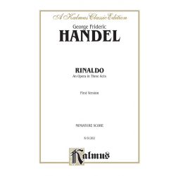 Rinaldo : study score -Georg Friedrich Händel (George Frederic Handel)