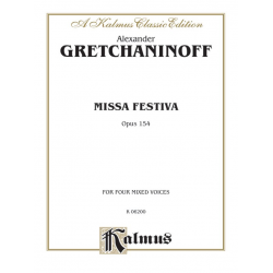 Missa festiva op.154 : for mixed chorus - Alexander Gretchaninoff
