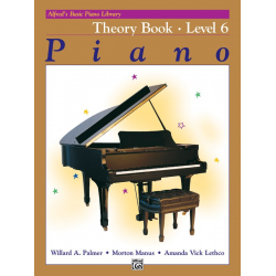 Alfred's Basic Piano Theory Book Lvl 6 -Willard A. Palmer