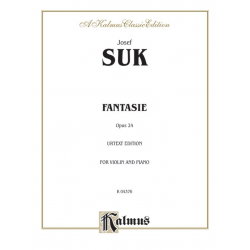 Fantasie op.24 : for violin and piano - Josef Suk