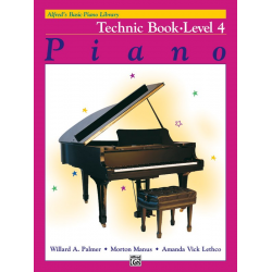 Alfred's Basic Piano Technic Book Lvl 4 -Willard A. Palmer