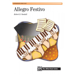 Allegro Festivo  - Piano Duet - Robert D. Vandall