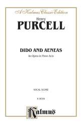 DIDO AND AENEAS : VOCAL SCORE (EN) - Henry Purcell