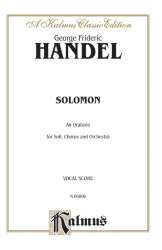 Solomon : vocal score (en) - Georg Friedrich Händel (George Frederic Handel)