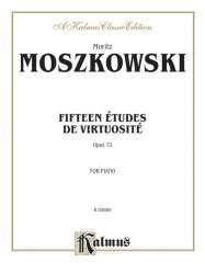15 études de virtuosité op.72 : - Moritz Moszkowski