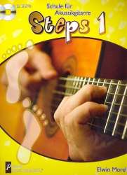 Steps Band 1 (+2 CD's) : für Gitarre - Elwin Morel