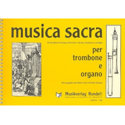 Musica Sacra per Trombone e Organo - mit Solostimme in C (BC) - Diverse / Arr. Albert Loritz