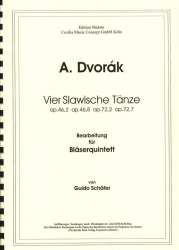 Bläserquintett: Vier Slawische Tänze (Nr. 2, 8, 10, 15) - Antonin Dvorak / Arr. Ulf-Guido Schäfer