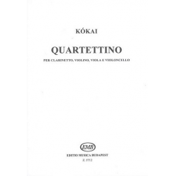 Quartettino für Klarinette, Violine, - Rezsö Kókai