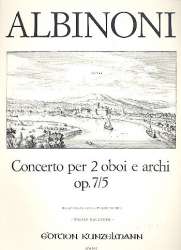 Concerto C-Dur op.7,5 für 2 Oboen - Tomaso Albinoni