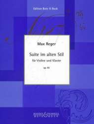 Suite im alten Stil op.93 : - Max Reger