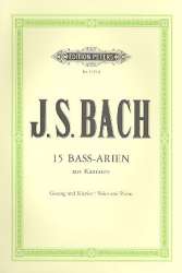 Arien : für Baß und Klavier (dt) - Johann Sebastian Bach