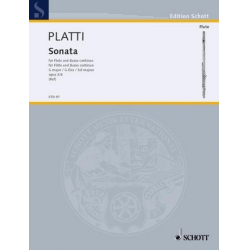 Sonate G-Dur op.3,6 : für Flöte - Giovanni Benedetto Platti