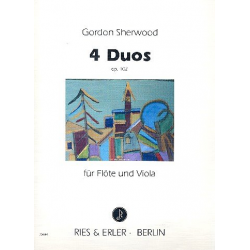 4 Duos op.102 : für Flöte und Viola - Gordon Sherwood
