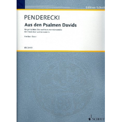 Aus den Psalmen Davids : für gem - Krzysztof Penderecki