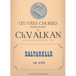 Saltarelle mi mineur op.23 : pour -Charles Henri Valentin Alkan