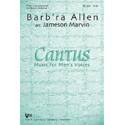 Barb`ra Allen :für Männerchor a cappella - Barbara Allen