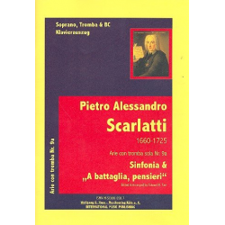 Arie con tromba sola No.9a : für Trompete - Pietro Scarlatti