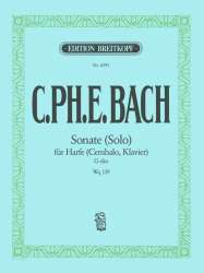 Sonate G-Dur : für Harfe - Carl Philipp Emanuel Bach