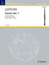 Sonata no.1 for Clarinet and Piano - Jean Xavier Lefèvre