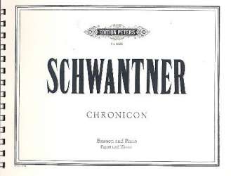 Chronicon : für Fagott und Klavier - Joseph Schwantner