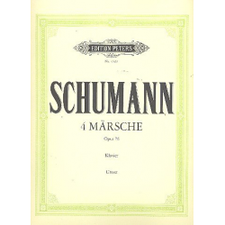 4 Märsche op.76 : für Klavier - Robert Schumann