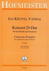 Konzert D-Dur für Kontrabaß - Johann Baptist (Krtitel) Vanhal