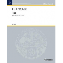 Trio : für Klarinette, Viola und Klavier -Jean Francaix