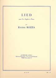 Lied : pour cor anglais et piano - Eugène Bozza