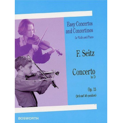 Concerto D major : for violin/piano - Friedrich Seitz