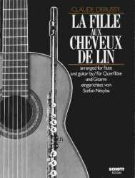 La fille aux cheveux de lin : for flute and guitar - Claude Achille Debussy