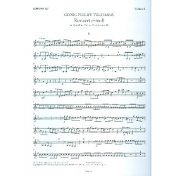 Konzert e-moll, TWV 52:e3 (Streicherstimmen) - Georg Philipp Telemann / Arr. Adolf Hoffmann